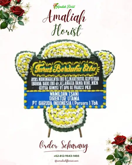 Papan Bunga Duka Cipelem